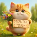 Открытки с теплом☀️