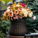 Крафтовая мастерская кашпо "Rattan - Snezh"